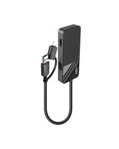 Lindy USB 3.0 Type A and C to HDMI & VGA Converter
