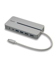Lindy USB 3.2 Type C Mini Dock 2x HDMI 4K